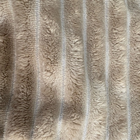 Tan Ribbed Zip-Up Jacket - Picture 7 of 7